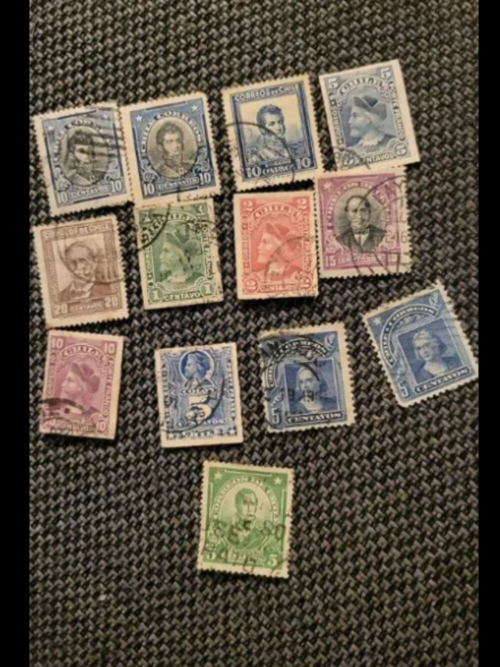 Chile collectible stamps